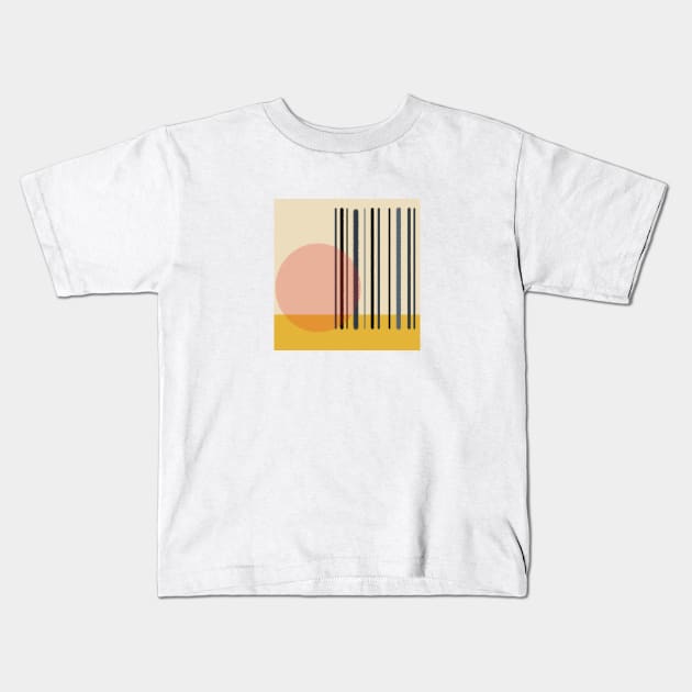 Summer Vibes Kids T-Shirt by DesignKitTeam